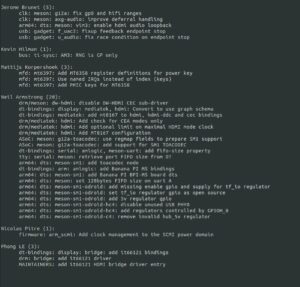 git shortlog of 5.14