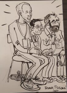 Frank illustrates BayLibre in the audience