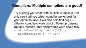 Screenshot of slides